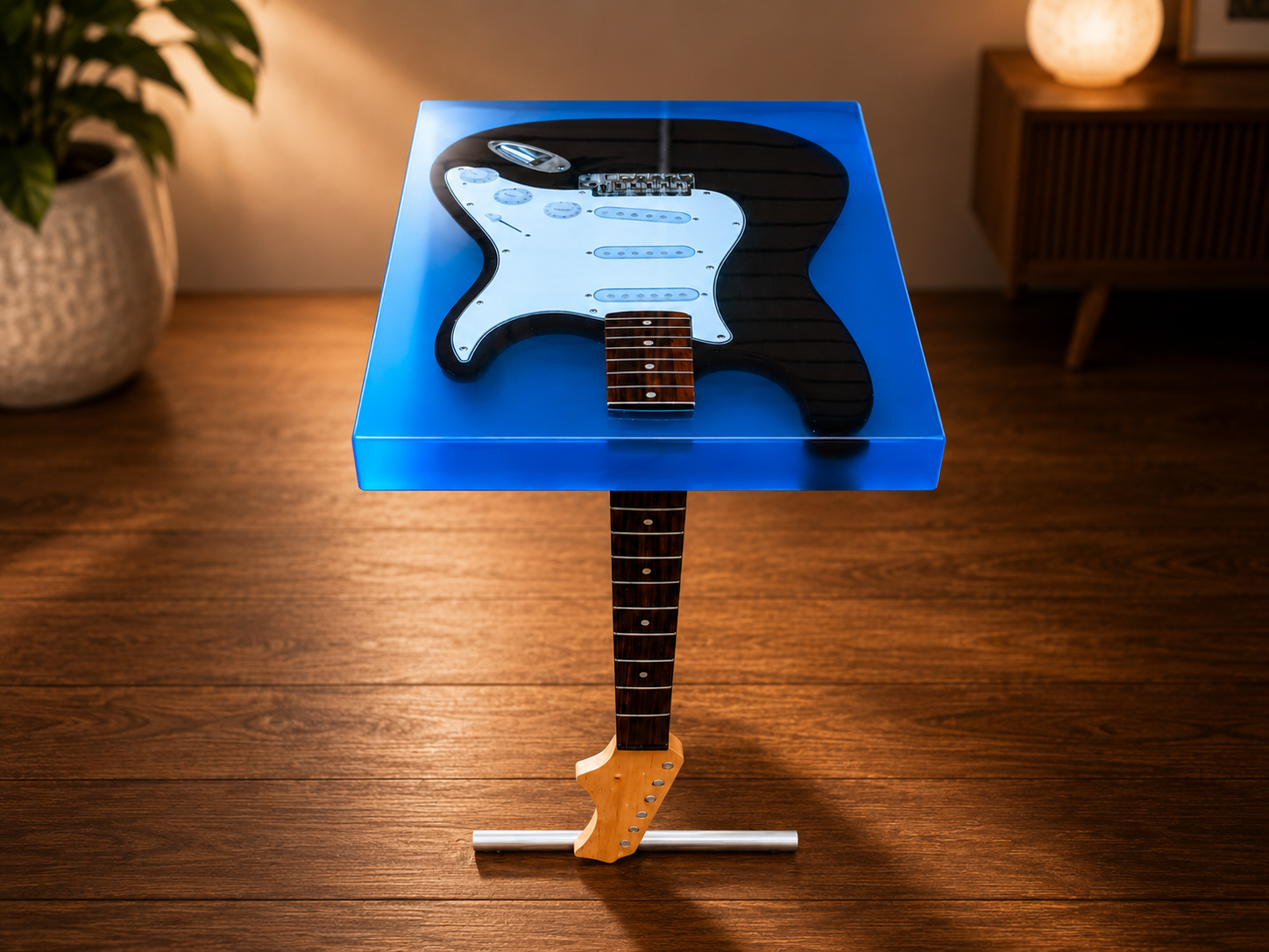 Custom guitar table project by Strasdin Instruments