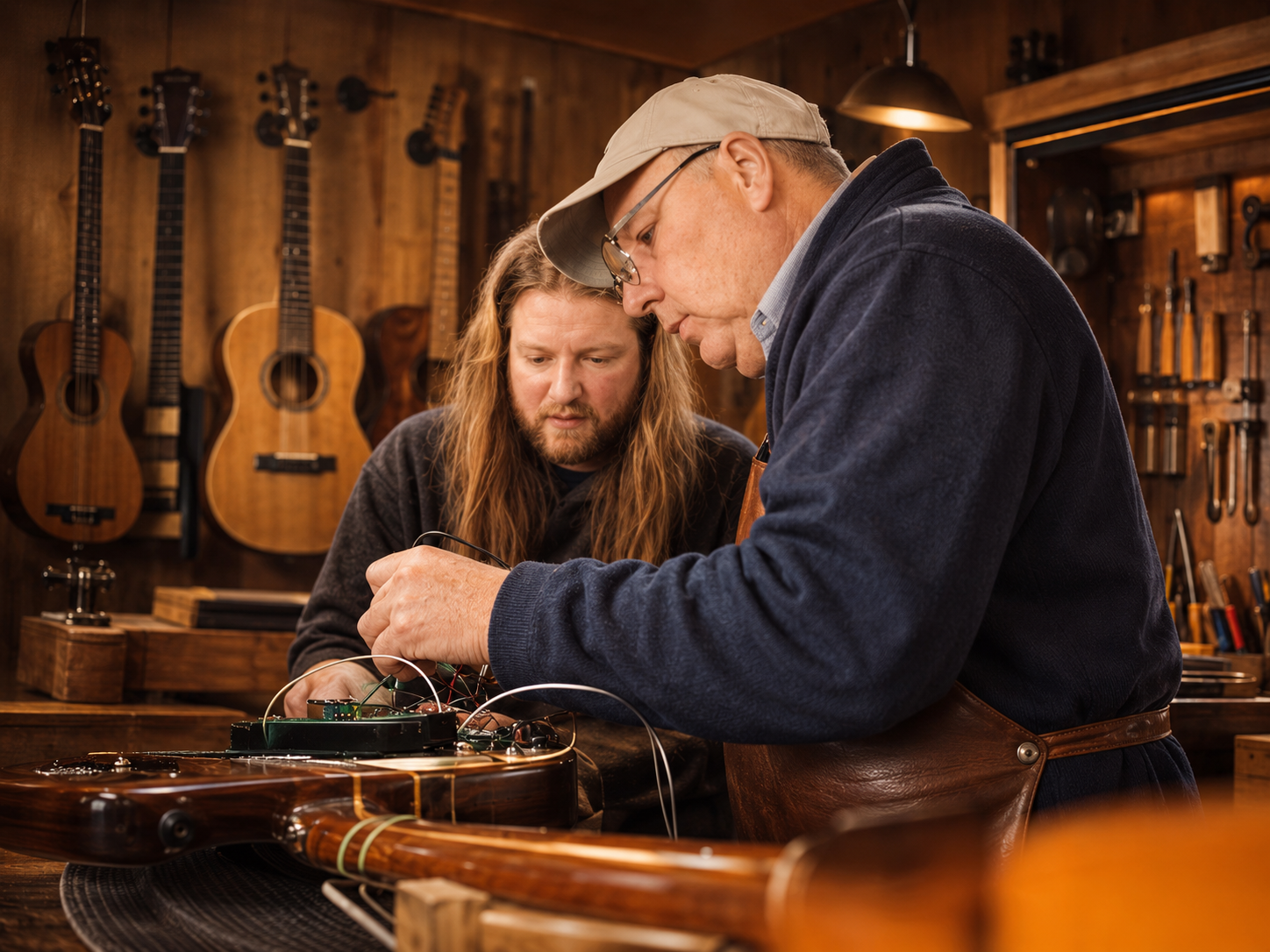The Strasdin Instruments father and son team